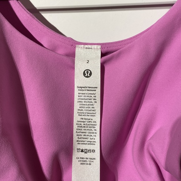 Lululemon Align High Neck Tank Dahlias Mauve - Picture 3 of 4
